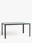 John Lewis Miami Ceramic-Effect Glass Top 6-Seat Garden Table