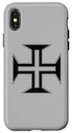 Coque pour iPhone X/XS ORDRE CROIX PORTUGAIS DE CHRIST CROSS PORTUGAL