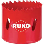 Ruko HSS Bi-Metal Hole Saw with Varied Toothing, Red Finish, 95 mm Diameter, R106095