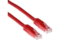 Act Cat6a Utp 20M 20M Cat6a U/Utp (Utp) Rød Nettverkskabel (Ib3720)