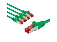 Goobay 66658, 1 M, Cat6, S/Ftp (S-Stp), Rj-45, Rj-45, Grön, Röd