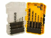 Dewalt DT70727 14 Pc Black Gold HSS Speed Tip Drill Bits Tough Case TStak Caddy