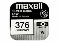 Maxell 376 Pile Batterie Montre Sans Mercure Oxyde D'Argent SR626W Japon 1.55V