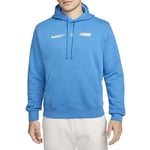 Nike FN4895-435 M NSW SI PO Hoodie FLC BB Sweatshirt Homme LT Photo Blue Taille S