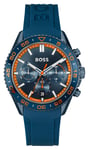 BOSS 1514142 Men's Runner (43mm) Blue Chronograph Dial / Watch