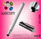 Wacom Bamboo Solo 2 Touch Screen Tablet/Smartphone Digital Stylus Pen WHITE