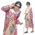 Smiffys Gravity Granny Stag Do Party Adults Ladies Fancy Dress Costume