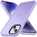 Anqrp Zero Seriesr Compatible avec iPhone 14 Coque avec iPhone 13 Coque, Étui translucide Mat et Minimaliste, Coque pour iPhone 14 avec Silicone Liquide 6.1 Pouces,Violet