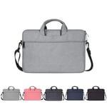 ZYDP Laptop Messenger Shoulder Bag for MacBook Pro Air, Notebook Computer (Color : Deep gray, Size : 13.3 inches)