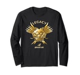 Bruce Lee Gold Dragon Face Legacy Long Sleeve T-Shirt