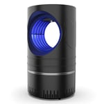 Lampe Anti-Moustique Électronique pour Inhalation Domestique, Zapper Noir