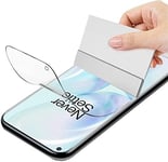 2 Pcs Film D'hydrogel Pour Oneplus 8t / 8t+ 5g 6.55inch Souple Transparent Tpu Protection Sans Bulle D'écran D'empreintes Digitales Déverrouiller Pas De Verre Trempé.[G1273]