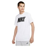 Nike Sportswear T-Shirt Homme, Blanc Noir, S