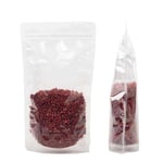 10st Återförslutningsbar Zip-påse, Zipbags - Tepåsar/Kryddpåsar Transparent 11 x 6,5 x 18,5cm (250 ml / 70g)