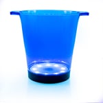 Light Up LED Ice Bucket Cool Blue Champagne Bucket Drinks Cooler Chill