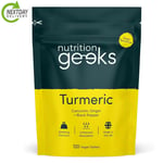 Turmeric Tablets 3200mg + Ginger + Black Pepper | 120 Tablets - UK Supplement