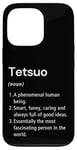 Coque pour iPhone 13 Pro Tetsuo Définition du nom Dictionnaire amusant