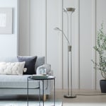 Argos Home Father & Child Uplighter Floor Lamp - Chrome