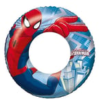 BESTWAY – Bouée Licence Spiderman Gonflable – Multicolore – 98003B – 56 cm – Jeu de Plein Air dès 36 mois