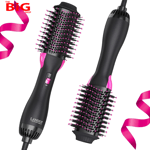 Hair  Dryer  Brush  Blow  Dryer  Brush  in  One :  plus  2 . 0  One - Step  Hot