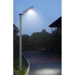 Eclairage solaire exterieur intelligent, panneau 8W integre, led 360 lumens blanc chaud