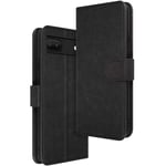 Google Pixel 6A Wallet Cover Case Video Stand Feature Black