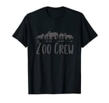 Zookeeper Zoo /Crew Safari Wildlife Animal Kids & Adults Zoo T-Shirt