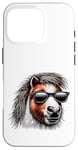 Coque pour iPhone 16 Pro Shetland Pony s Funny Shetland avec attitude