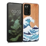 Wooden Case for Xiaomi Redmi Note 11 Pro+ 5G Note 11 Pro Plus 5G The Great Wave