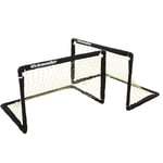 Kickmaster One on One Folding Football Goal Set