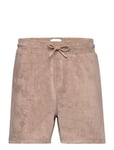 Nb Terry Shorts Cashmere Beige Nikben