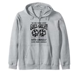 Do You Know What Goes Great With Cookies Even More Cookies Zip Hoodie