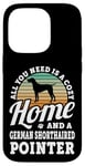 iPhone 14 Pro Cozy Home And A German Shorthaired Pointer Dog Short Haired Case