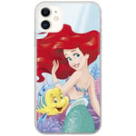 ERT GROUP mobile phone case for Apple Iphone 11 original and officially Licensed Disney pattern Ariel and Flounder 001 optimally adapted to the shape of the mobile phone, case made of TPU