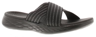 Skechers Womens Wedge Sandals On The Go 600 Stunni Slip On grey UK Size