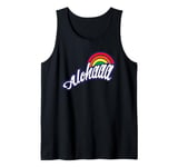 Aloha and Rainbows for the Islands in Hawaii Tank Top