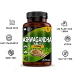 Ashwagandha KSM-66 1200mg - 365 Vegan Organic Root Extract High Strength Tablets