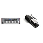 Novation Impulse 61 Keys USB bus-powered MIDI Controller Keyboard & M-Audio SP-2 - Universal Sustain Pedal with Piano Style Action, The Ideal Accessory for MIDI Keyboards, Digital Pianos