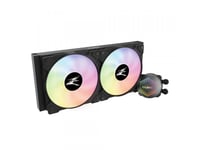 Zalman Alpha28 Black Cpu Liquid Cooler 280Mm Radiator 2 X 140 Mm Fan Argb Pump Dual, Allt-I-Ett Vätskekylare, 14 Cm, Svart