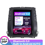 YLCCC Android 9.0 PX6 Sat Nav for TOYOTA Land Cruiser Prado 2002-2008 10.4 '' Vertical Screen Car Radio Stereo DSP Carplay Mirror Link, 4 + 32G