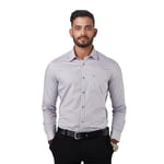 Kut for You Men's Regular Fit Long Sleeve Dress Shirt | Color: Gunmetal Grace | Size: XL | Material: Cotton | for Men & Boys | Lightweight | Button-Down Collar | Classic Fit