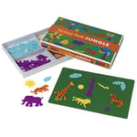 PETERKIN | Fuzzy-Felt Classic Series - Jungle | Put them on, take them off, they cling like magic to the fuzzy board! | Arts and Craft | Ages 3+