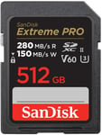 SANDISK Carte SDXC Extreme Pro UHS-II 512GB (280MB/s)