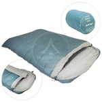 VANGO KANTO SLEEPING BAG QUAD DOUBLE 2 SEASON CAMPING & CARAVAN MINERAL GREEN