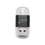 Card Reader Aluminum USB Type C OTG Micro-/TF External Memory Card Reader8474