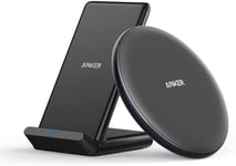 Anker Wireless Chargers Bundle, Powerwave Pad & Stand 10w, Compatible Iphone 11,