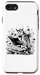 iPhone SE (2020) / 7 / 8 Skeleton Reading Book Floral Wisdom Funny Book Lover Case