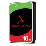 Seagate IronWolf Pro, 16 TB, Enterprise NAS Internal HDD –CMR 3.5 Inch, SATA 6 G