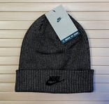 Nike Peak Beanie Futura Swoosh Knit Hat Metallic Gold Black Sparkle New Unisex