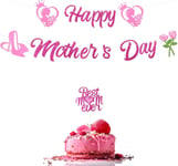 Happy Mother's Day Banner- Mothers Day Decorations Bunting, Best Mothers Day Gi